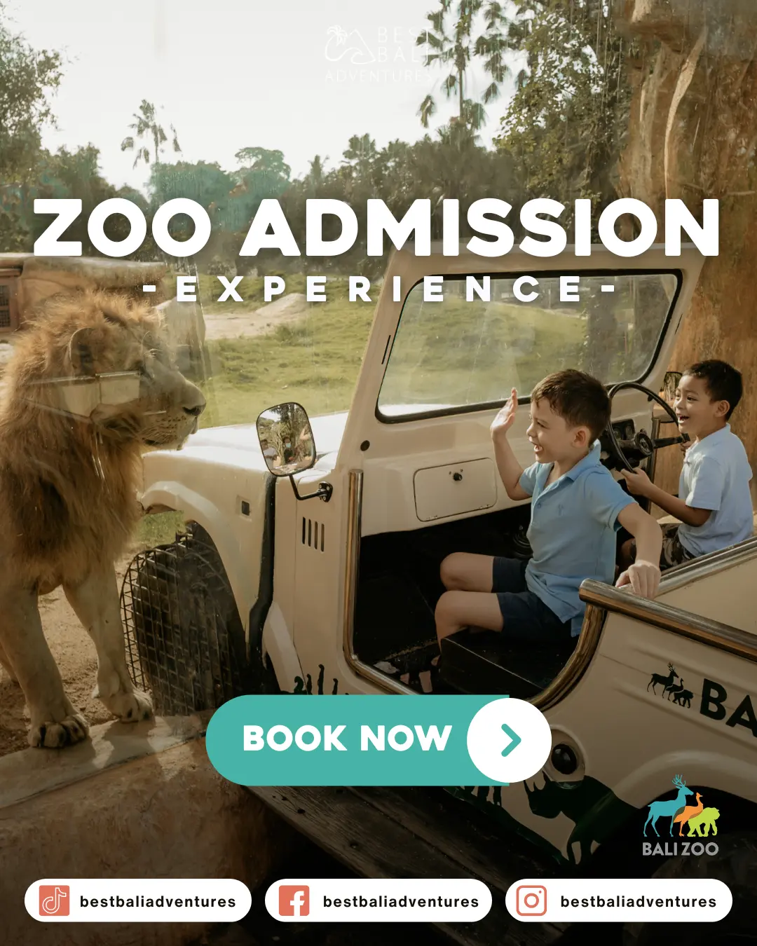 Bali Zoo Admission with Best Bali Adventures 1