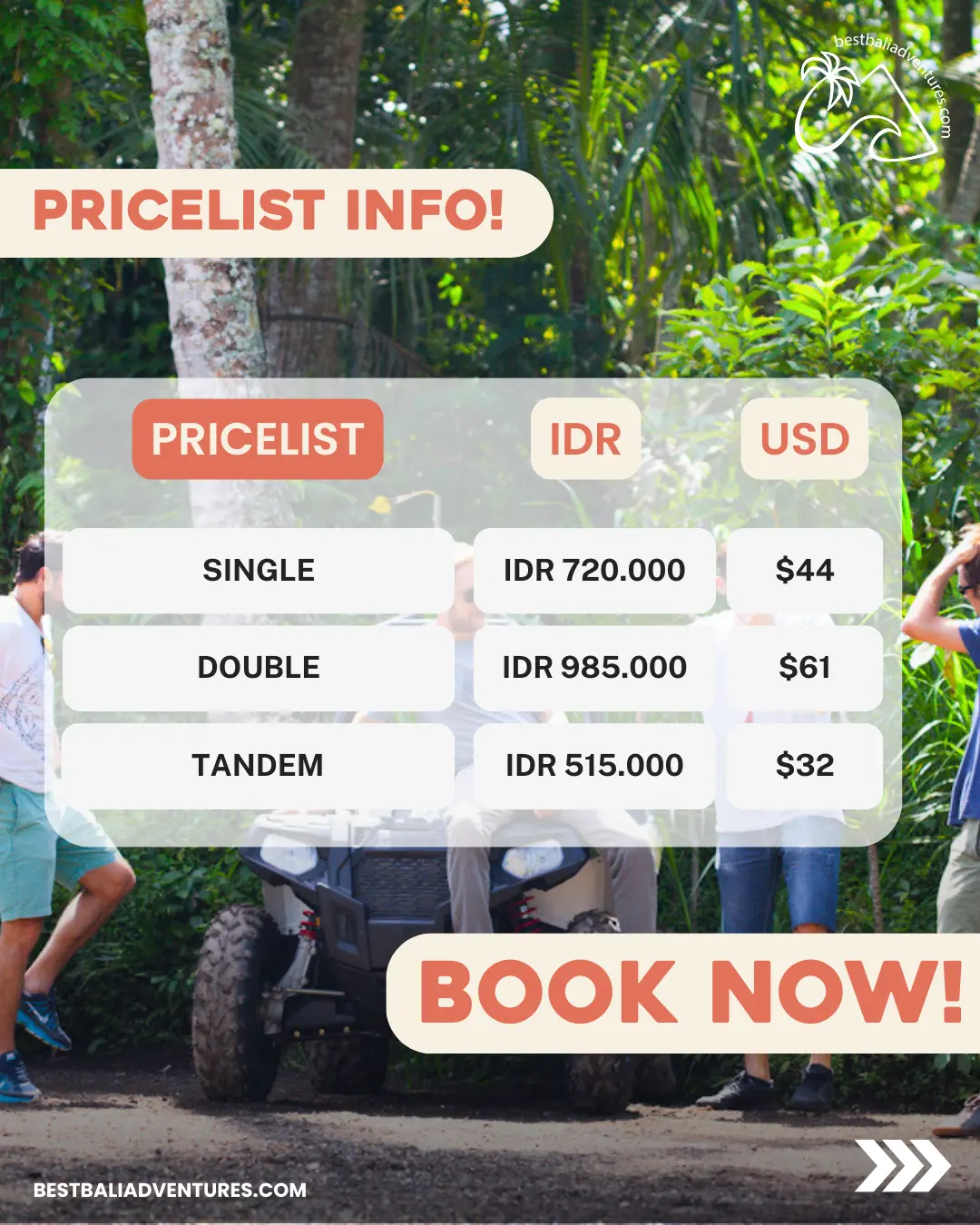 Best Bali Adventures Jungle Buggies by Mason Adventures