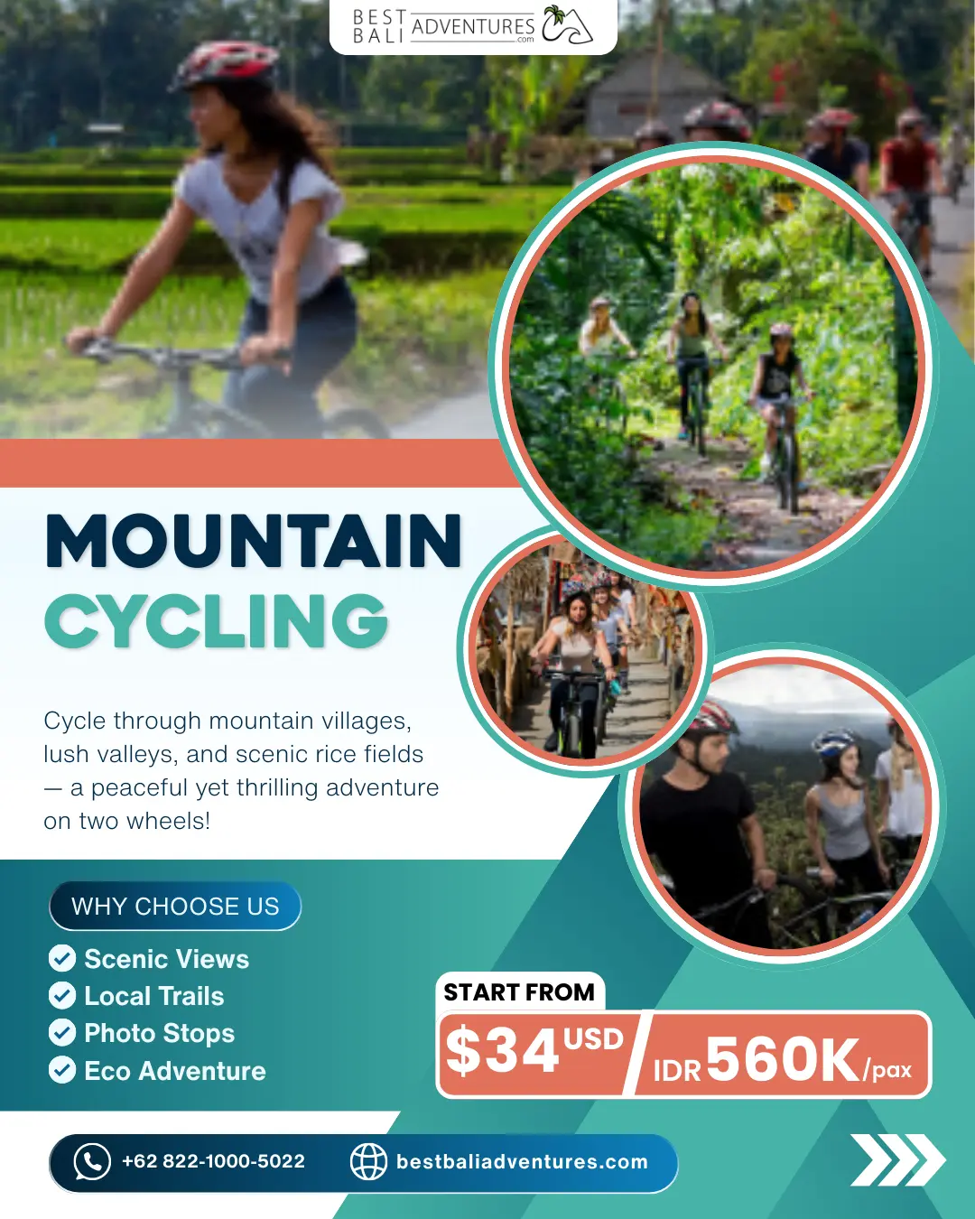 Best Bali Adventures Mountain Cycling by Mason Adventures