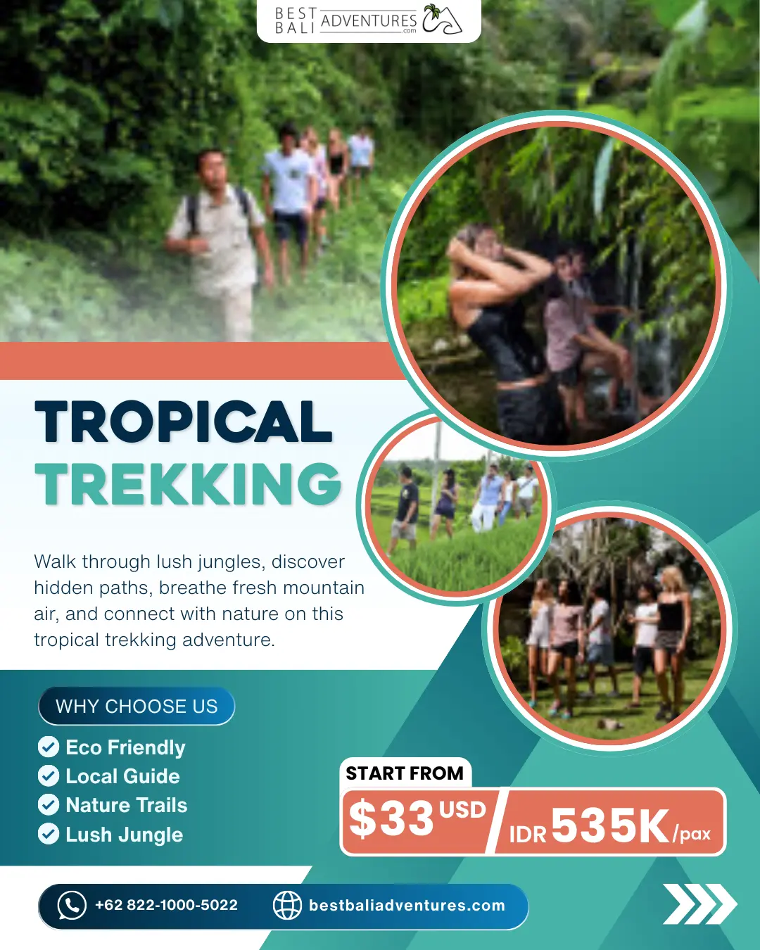 Best Bali Adventures Tropical Trekking by Mason Adventures