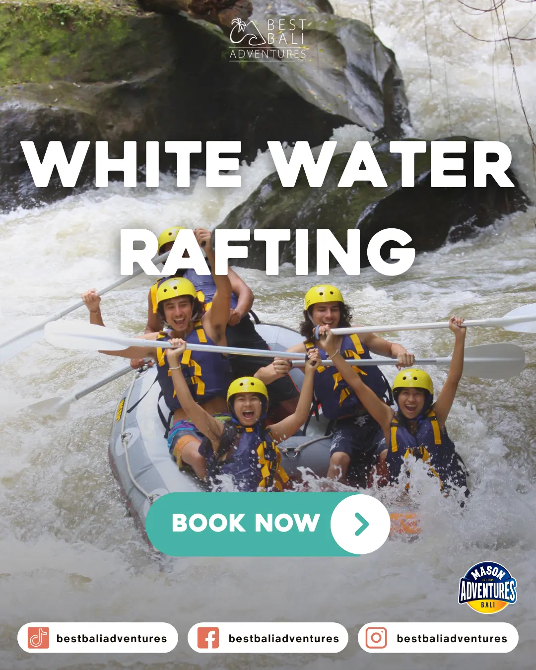 Best Bali Adventures White Water Rafting by Mason Adventures