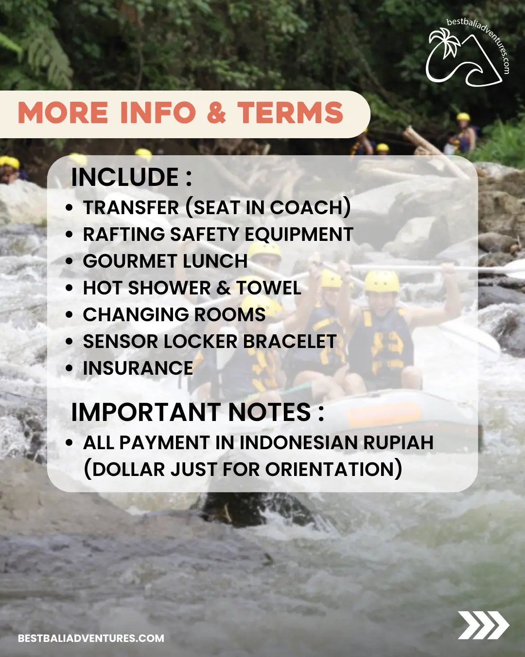 Best Bali Adventures White Water Rafting by Mason Adventures