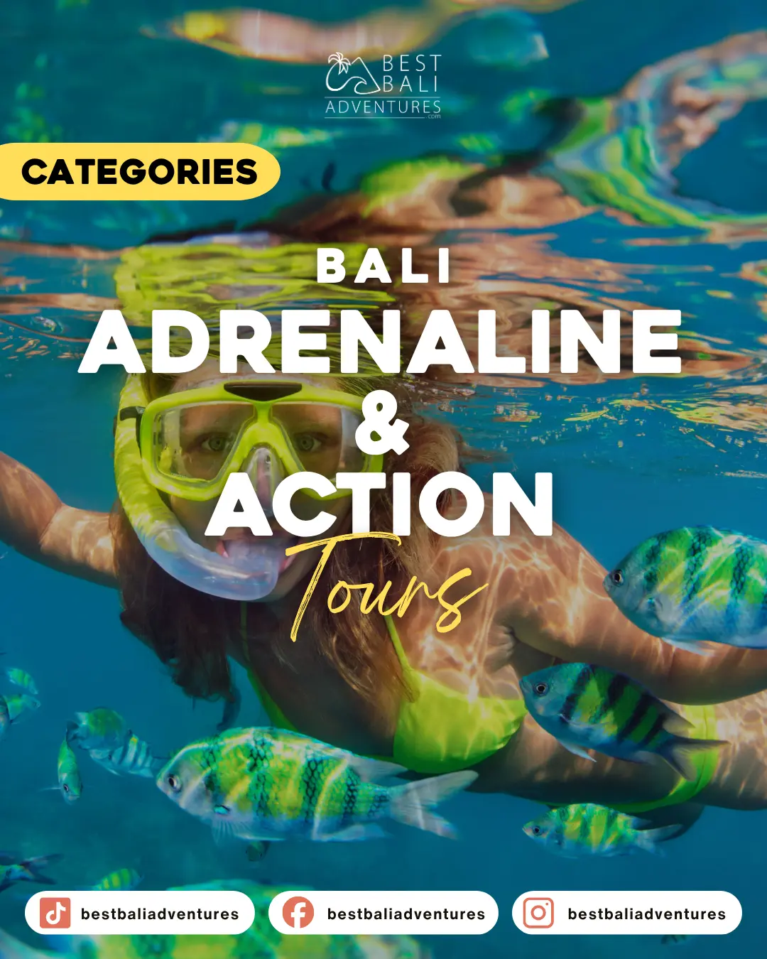 Adrenaline and Action Day Tours in Bali