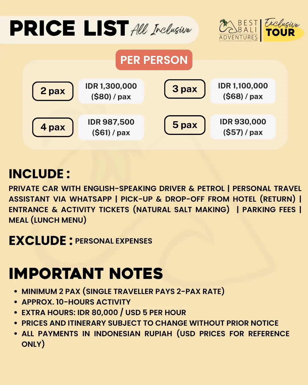 A TASTE OF BALI NATURE TRADITION AND LOCAL FLAVORS TOUR