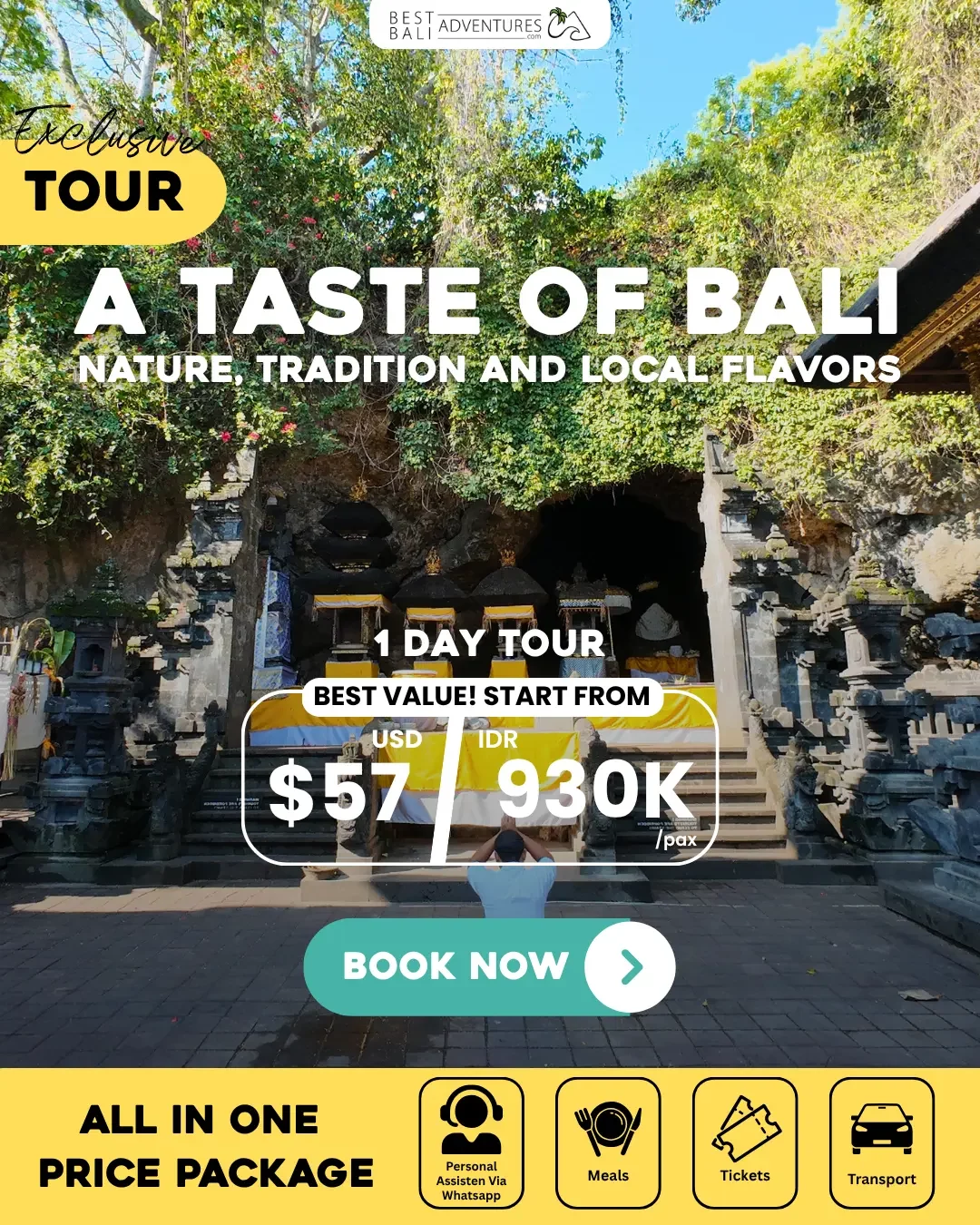 A Taste of Bali Nature Tradition and Local Flavors Tour