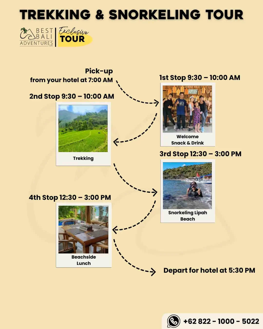 AMED TREKKING AND SNORKELING TOUR