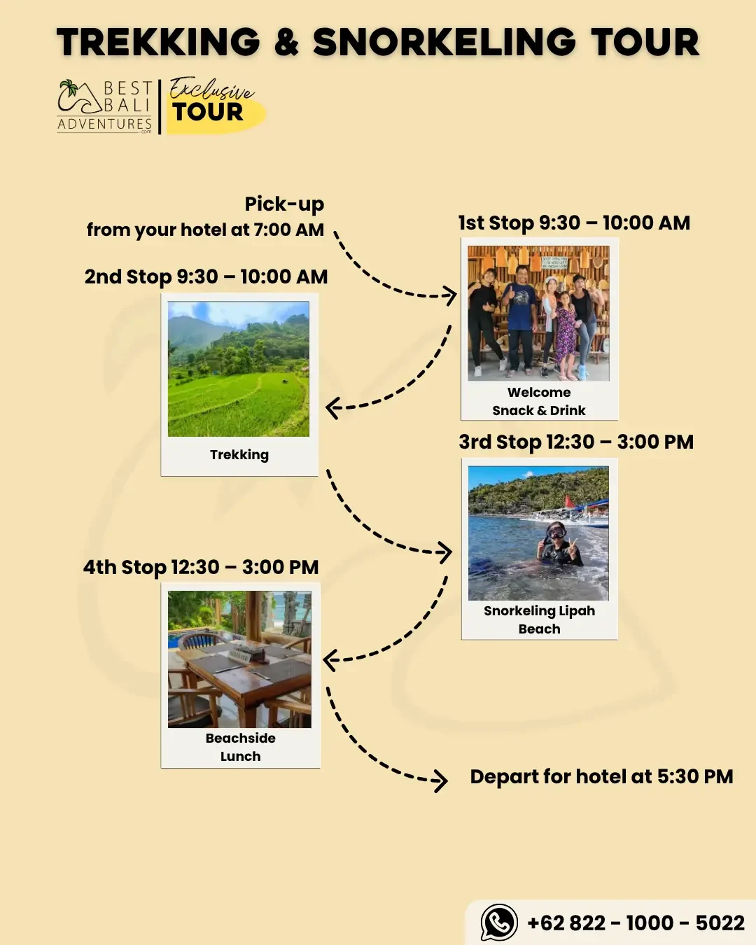 AMED TREKKING AND SNORKELING TOUR