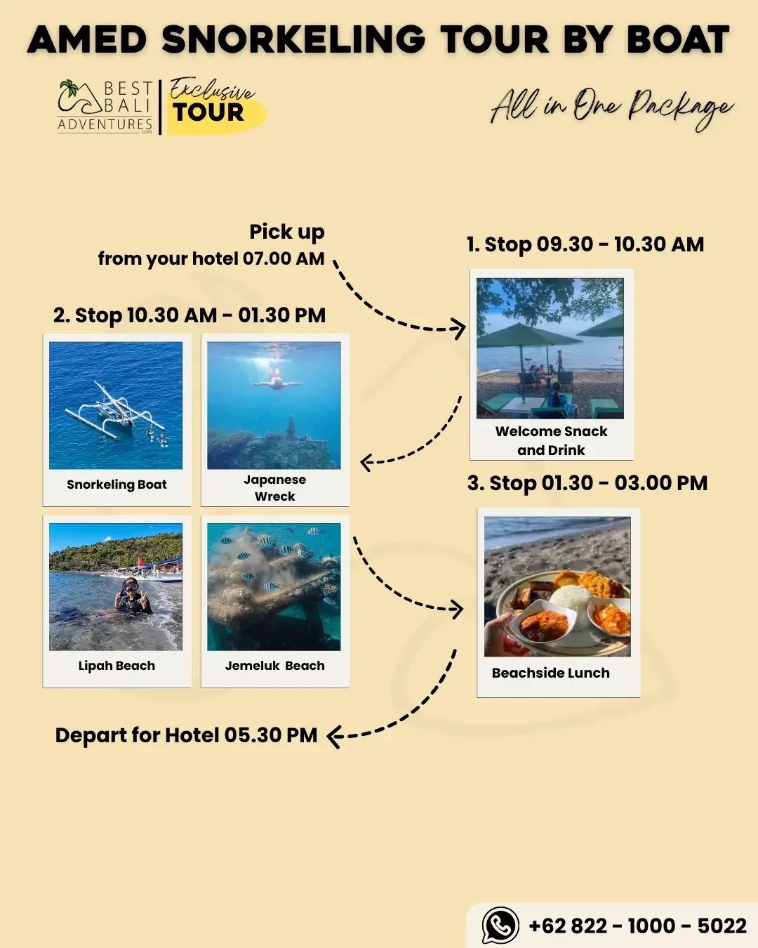 Amed Snorkeling Tour by Boat Amed Snorkeling Tour by Boat