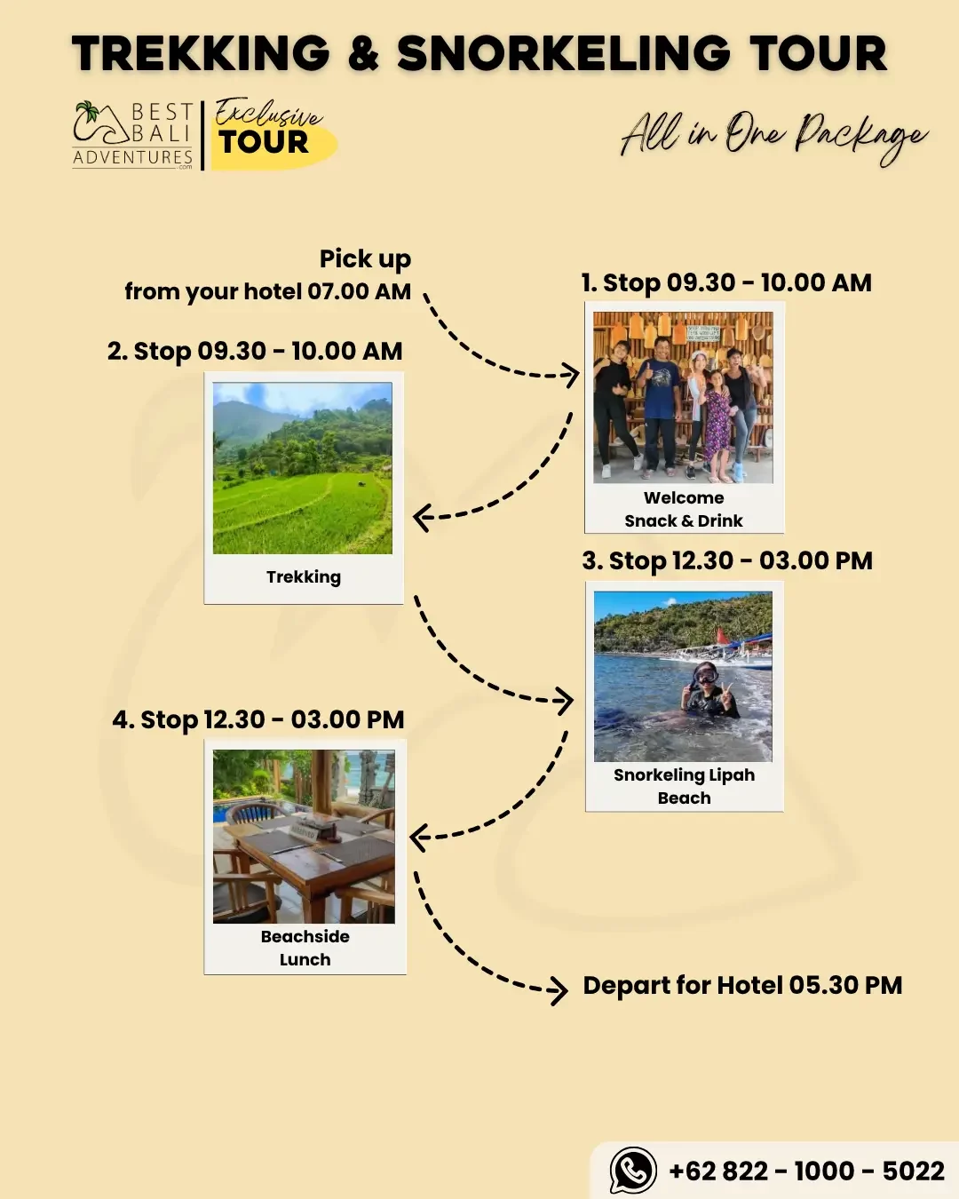Amed Trekking and Snorkeling Tour Amed Trekking and Snorkeling Tour