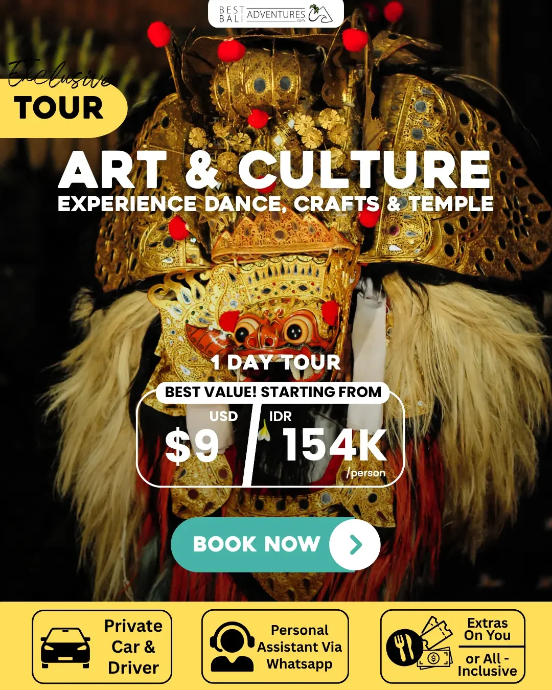 BALI ART AND CULTURE EXPERIENCE TOUR