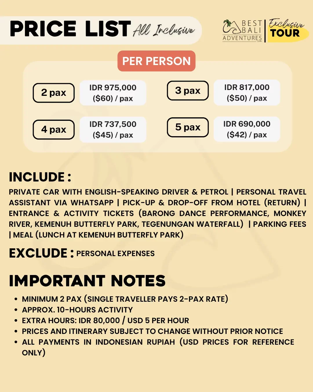 BALI CULTURE AND NATURE FAMILY FRIENDLY TOUR