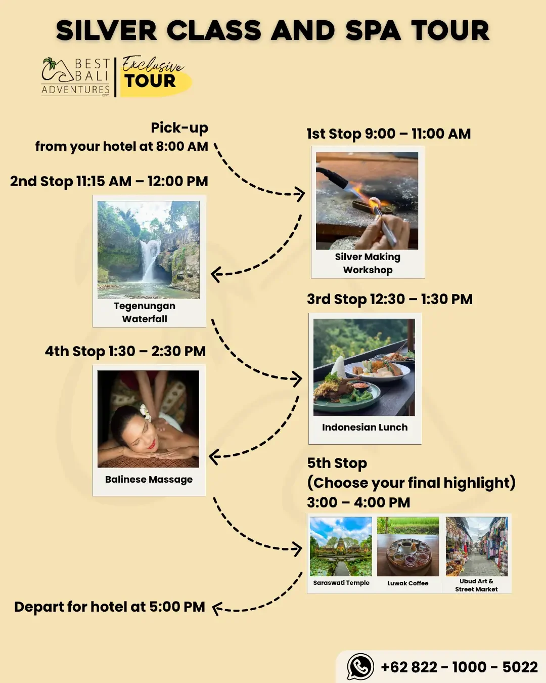 BALI SILVER CLASS AND SPA TOUR