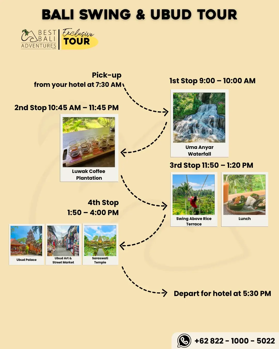 BALI SWING AND UBUD TOUR