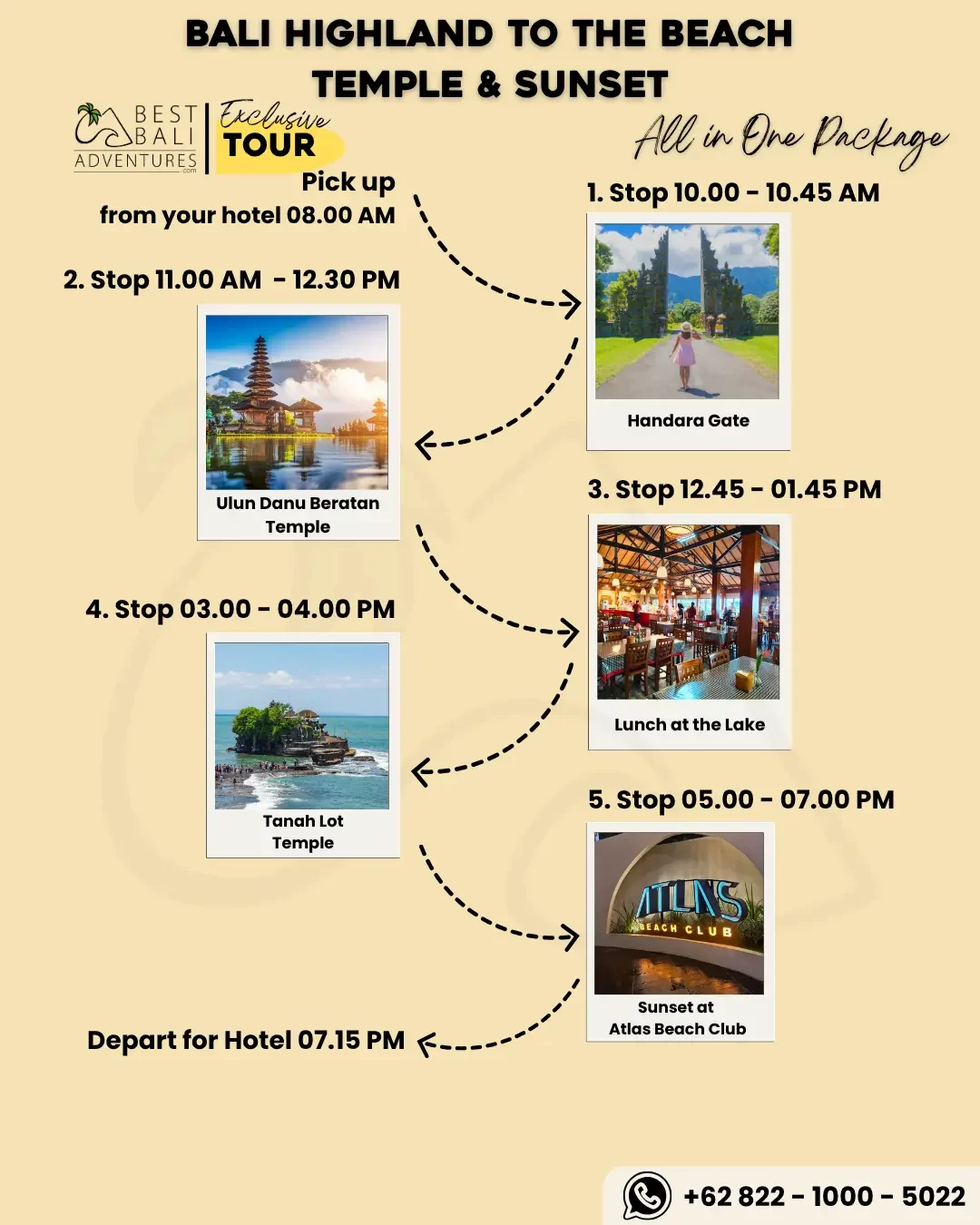 Bali Highland to the Beach Temple and Sunset Tour Bali Highland to the Beach Temple and Sunset Tour