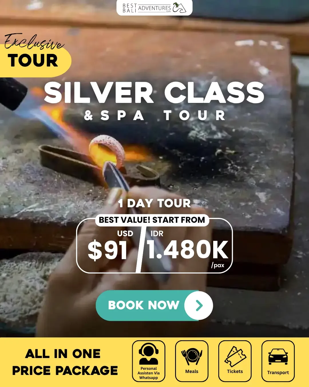 Bali Silver Class and Spa Tour