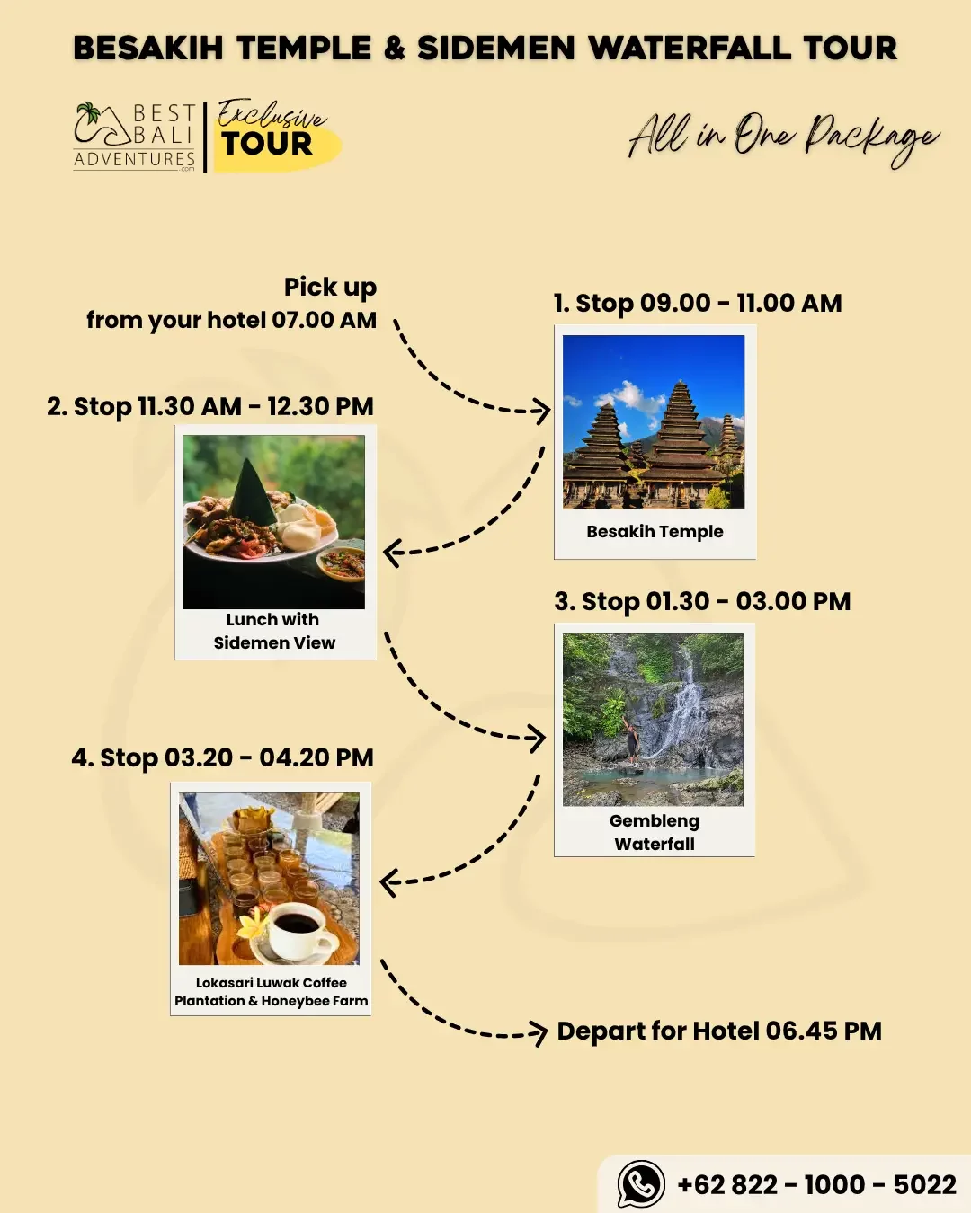 Besakih Temple Sidemen and Waterfall Tour Besakih Temple Sidemen and Waterfall Tour