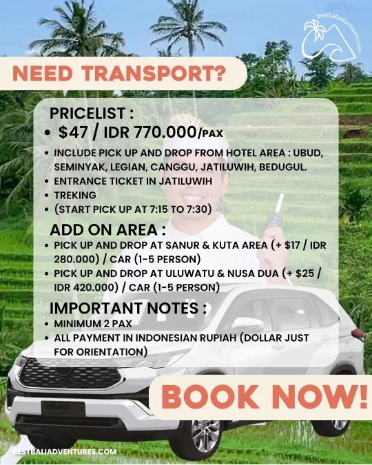 COOKING CLASS Bali Transport