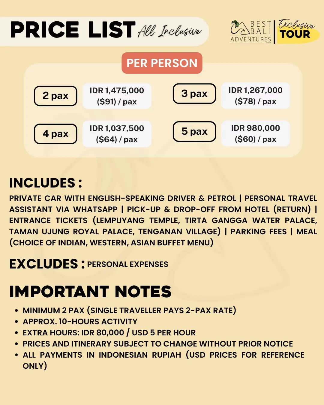 DISCOVER EAST BALI TOUR