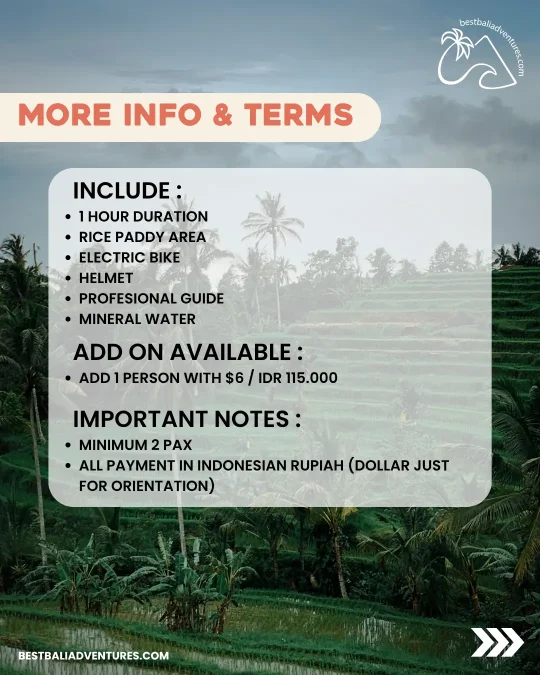 E-Bike Bali Jatiluwih Info