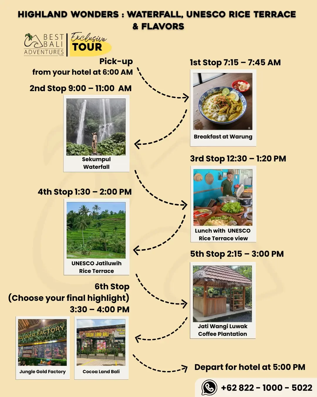 HIGHLAND WONDERS WATERFALL UNESCO RICE TERRACE TOUR