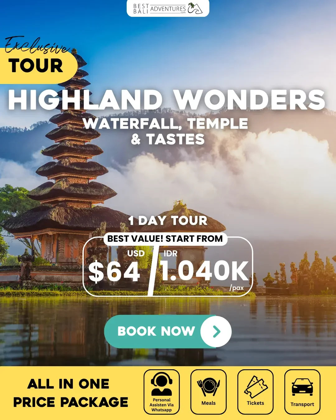 Highland Wonders Waterfall Temple and Tastes Tour