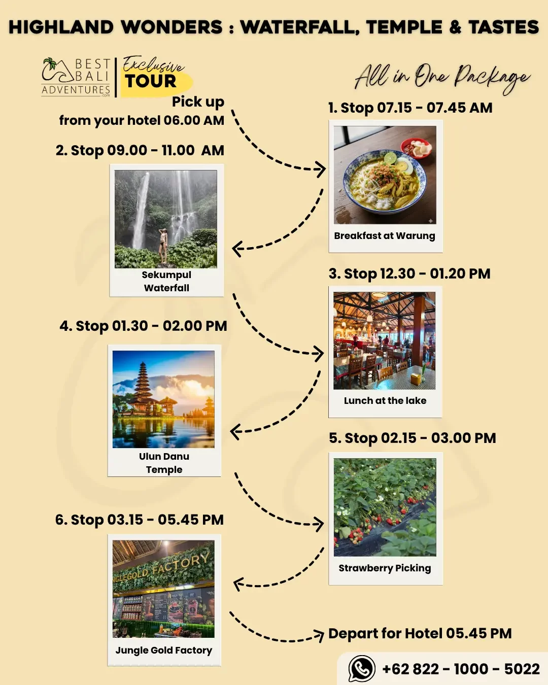 Highland Wonders Waterfall Temple and Tastes Tour Highland Wonders Waterfall Temple and Tastes Tour