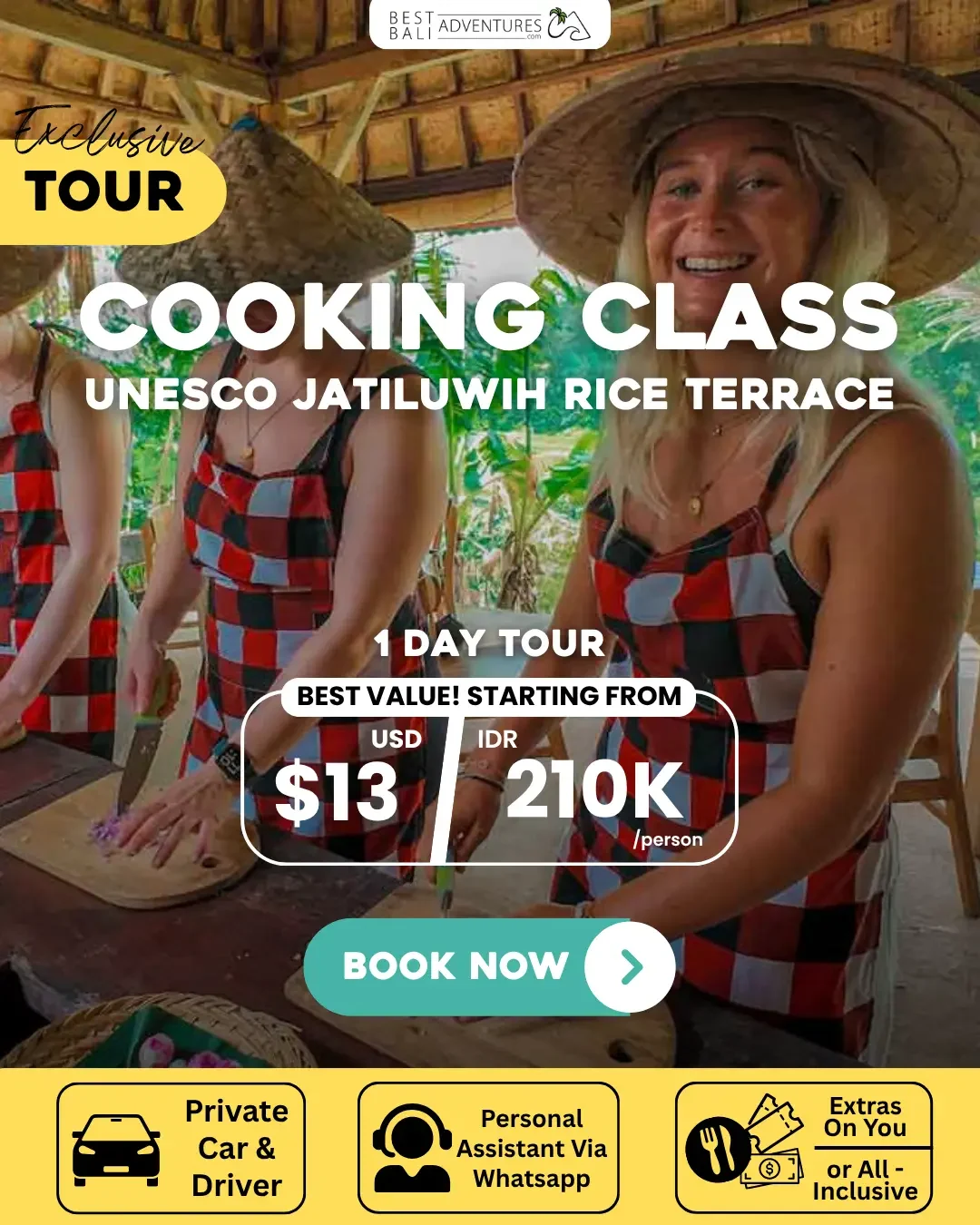 JATILUWIH RICE TERRACE COOKING CLASS TOUR