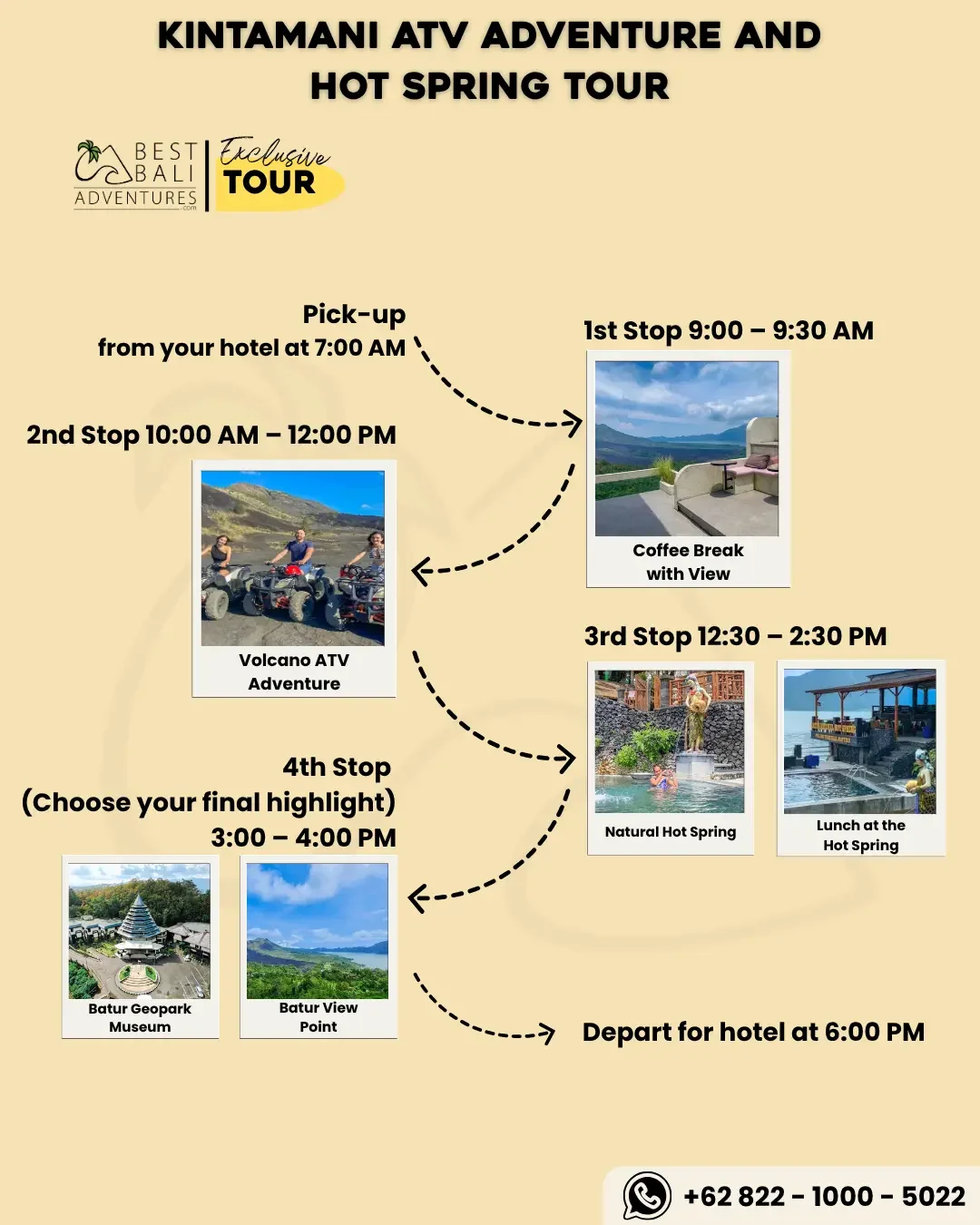 KINTAMANI ATV ADVENTURE AND HOT SPRING TOUR