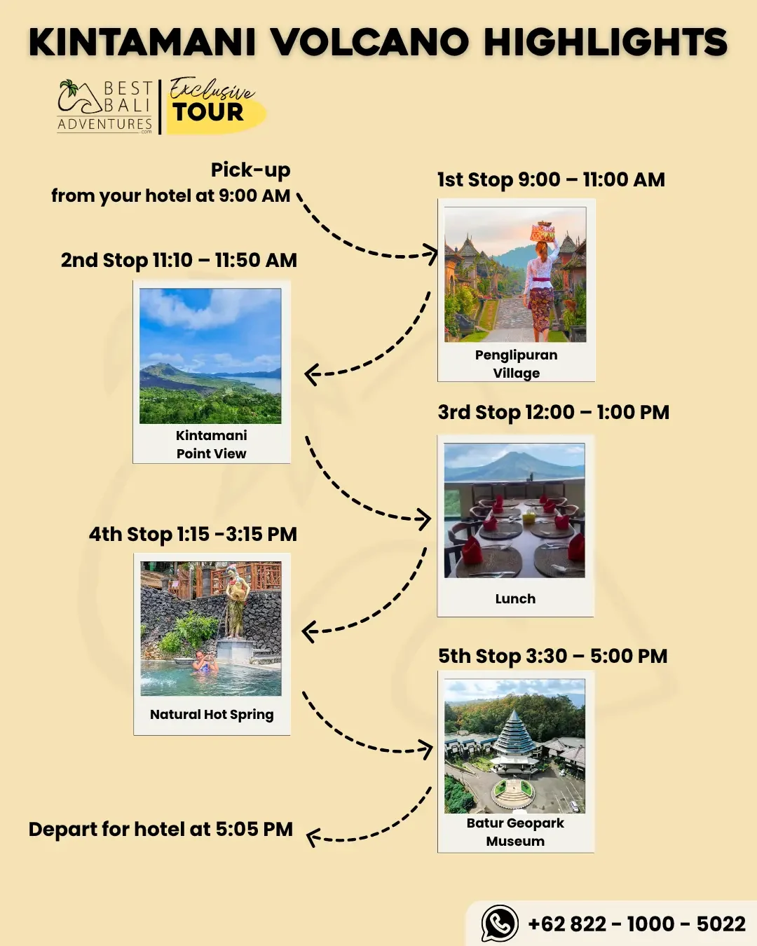 KINTAMANI VOLCANO HIGHLIGHTS TOUR