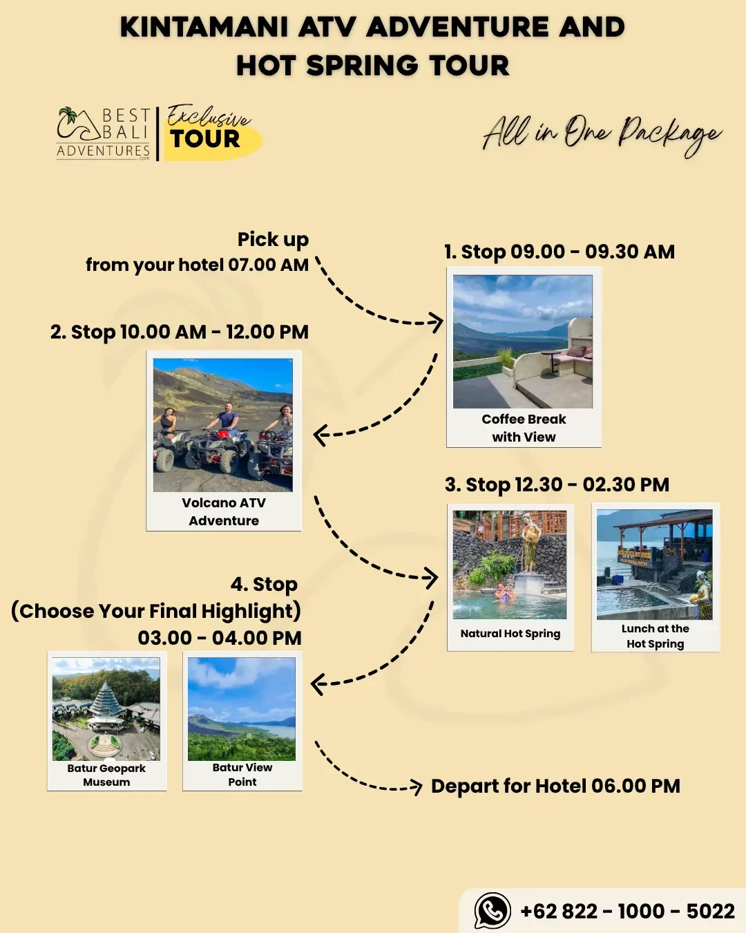 Kintamani ATV Adventure and Hot Spring Tour Kintamani ATV Adventure and Hot Spring Tour