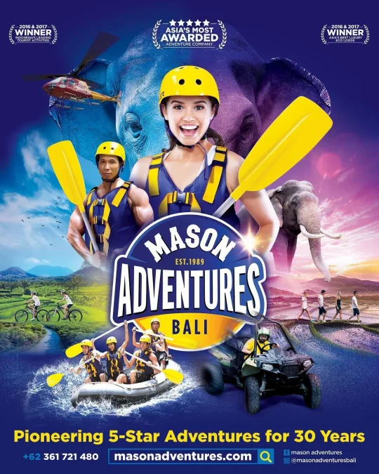Mason Adventures Partner of Best Bali Adventures