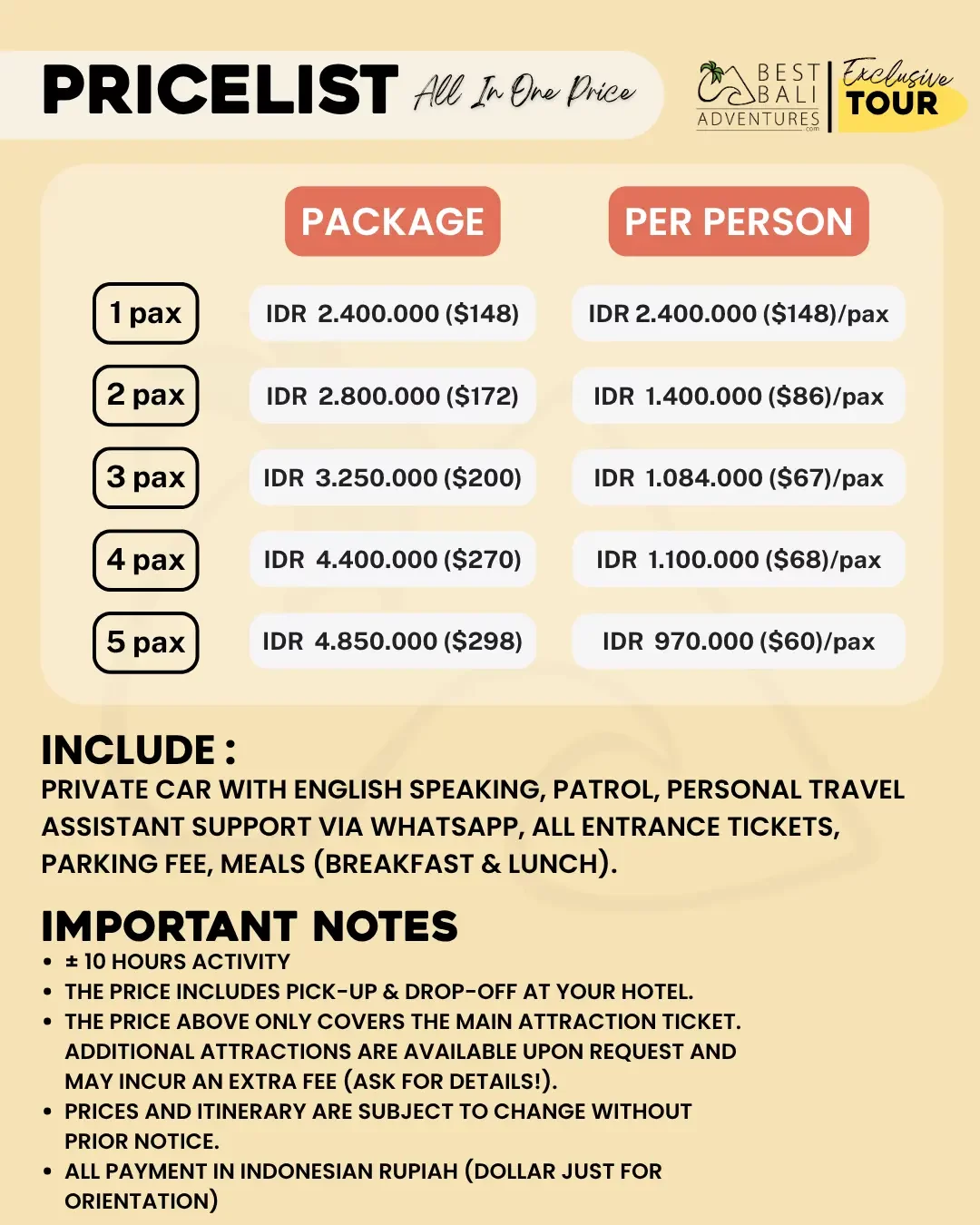 Mount Batur Sunrise Jeep Tour and Hot Spring