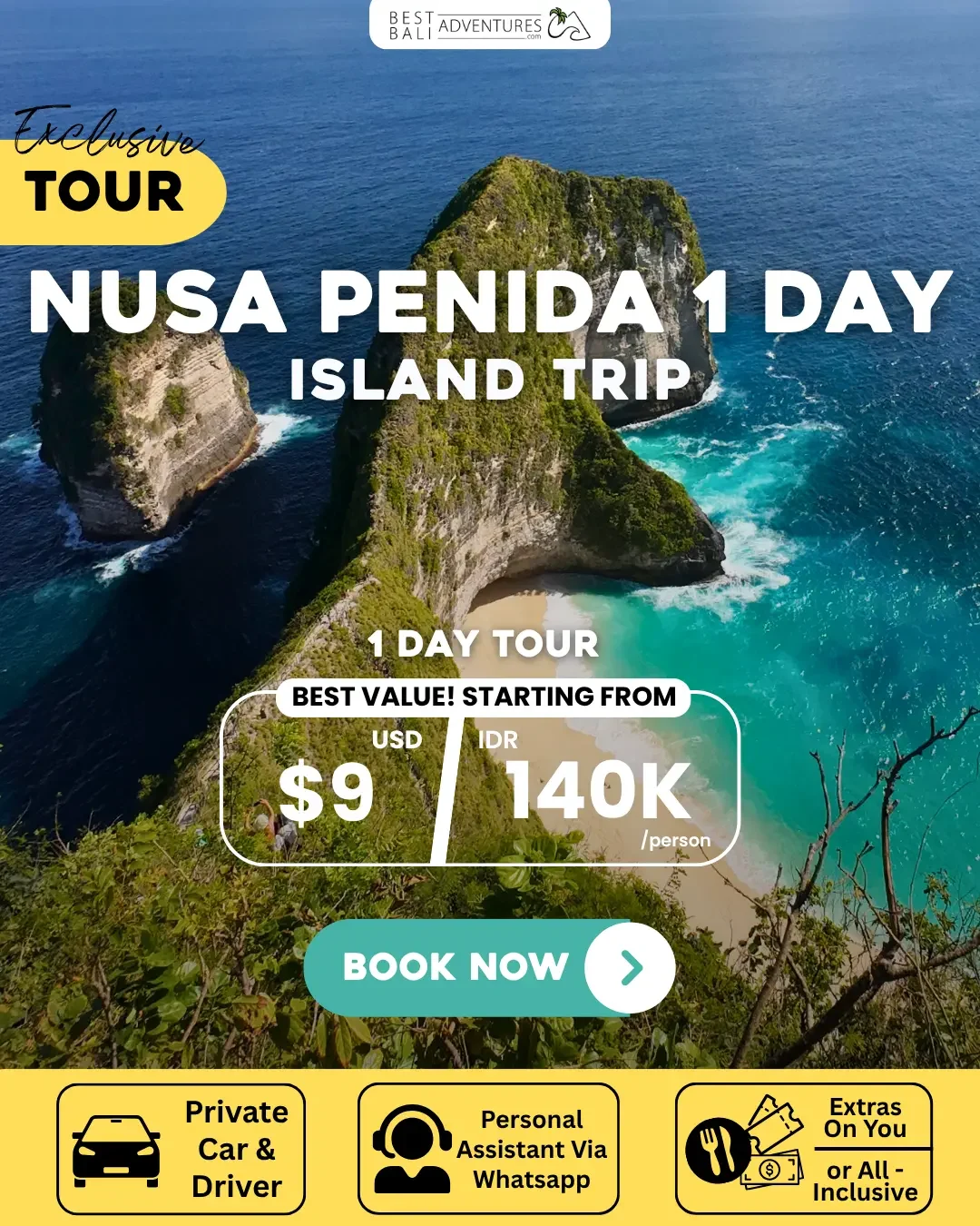 NUSA PENIDA 1 DAY ISLAND TRIP