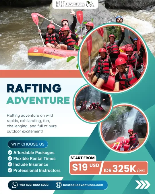 Rafting Bali Ubud Price