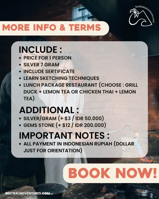 Silver Making Class Ubud Experience Heritage Info