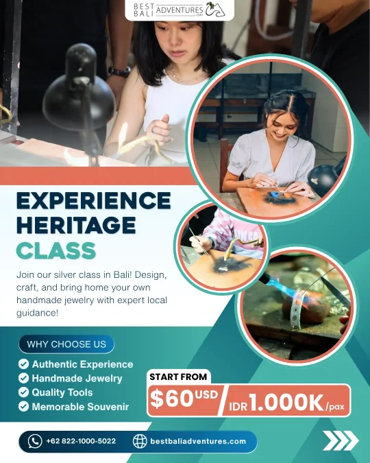 Silver Making Class Ubud Experience Heritage Price
