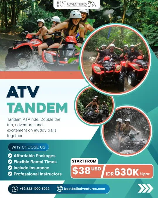Tandem ATV Bali Price