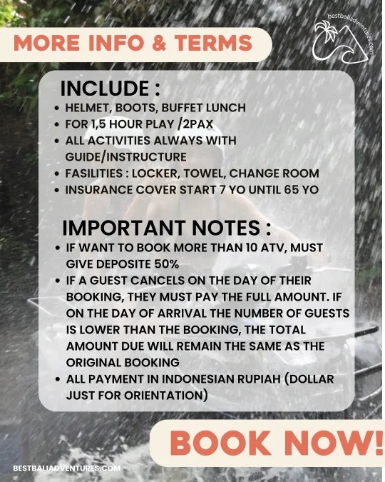 Tandem Tubing Bali Info