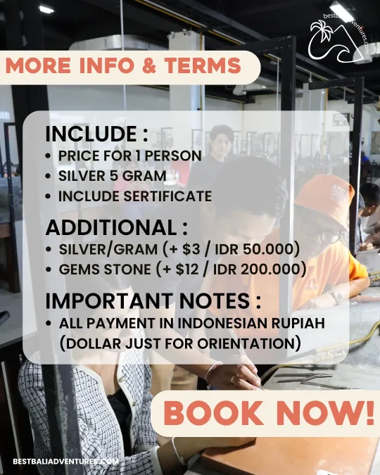 Ubud Silver Making Class Sweet Dragon Fly Info