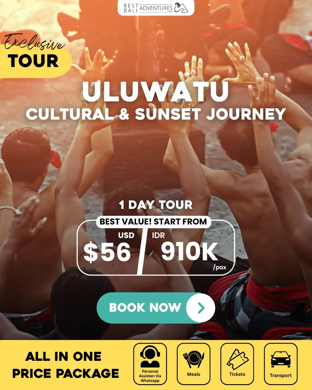 Uluwatu Cultural and Sunset Journey Tour Uluwatu Cultural and Sunset Journey Tour