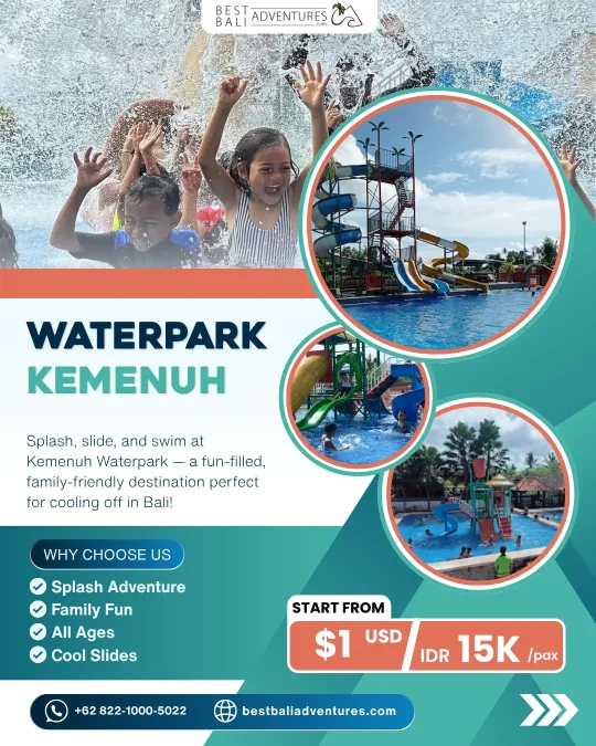 kemenuh waterpark Bali Price