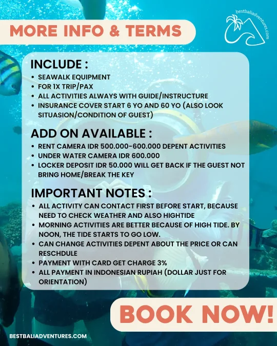 seawalk bali Info
